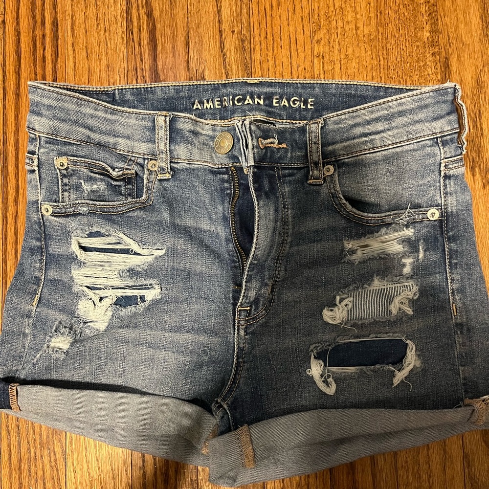 American eagle jean shorts